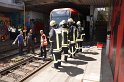 Unfall zwischen zwei KVB Bahnen Koeln Hoehenhaus Im Weidenbruch P121